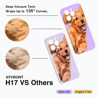 HTVRONT H17 Phone Case Heat Press Machine – 3D Vacuum Transfer Tool for iPhone 11–17 & Android Phones
