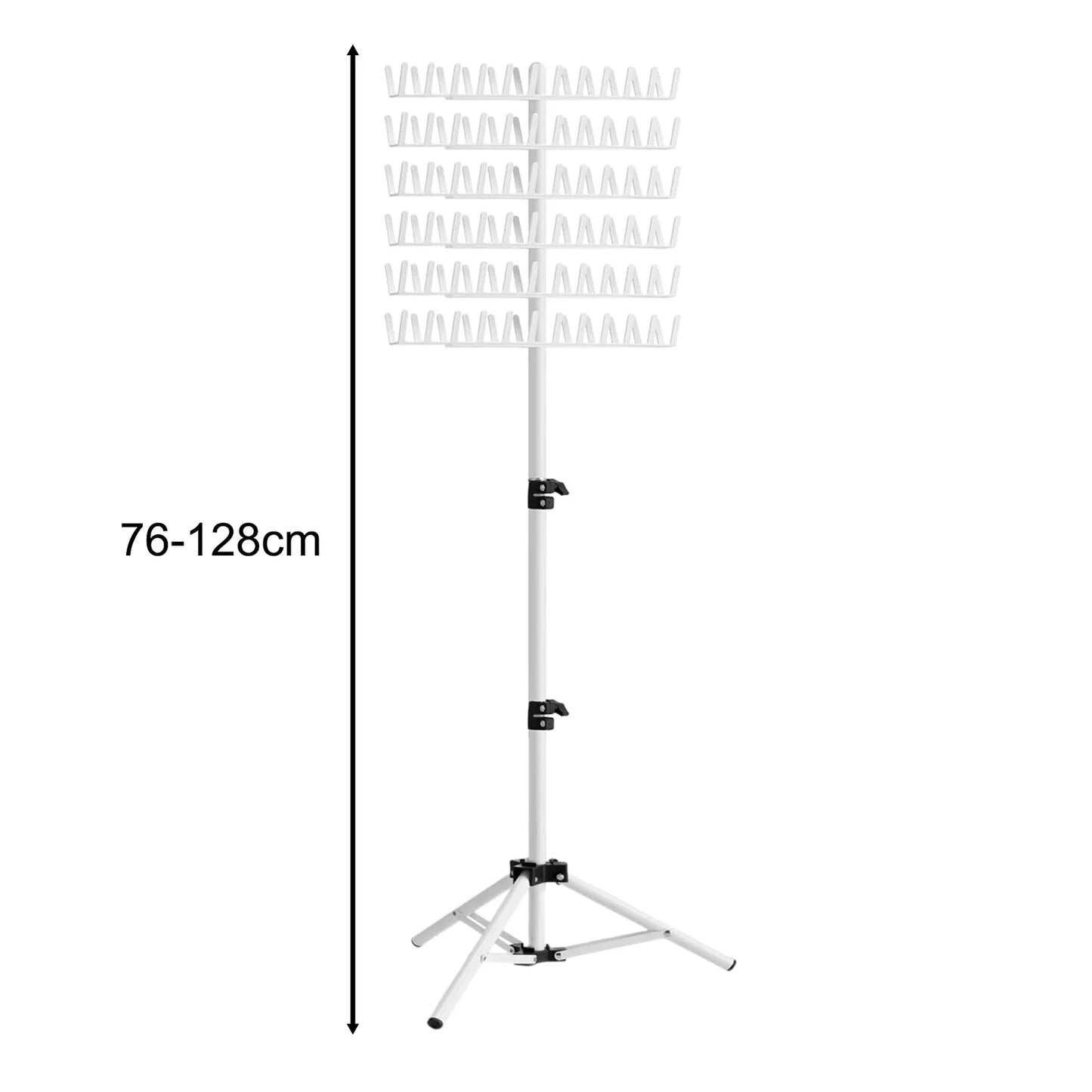 Hair Braiding Rack | 2-Sided Adjustable Height Braid & Hair Extension Holder for Salon & Home Use