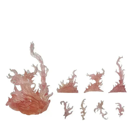 Whirlwind Flame & Ice Special Effects Model Stand — Luffy Figure DIY Accessories Movable Display Base