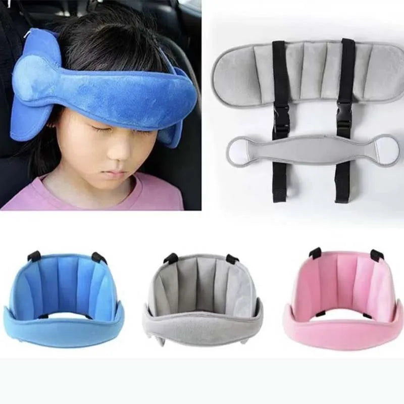 Child Safety Car Seat Head Support Belt – Baby Head Sleep Protector Pillow, Neck Holder & Positioner for Travel