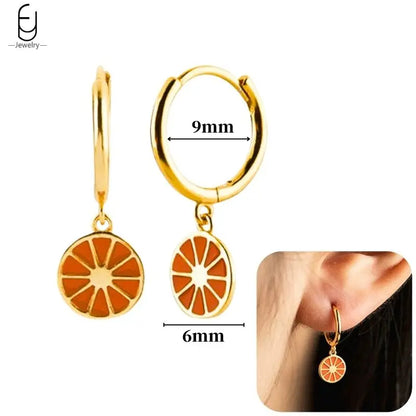 925 Sterling Silver Earrings for Women – Cute Starfish & Shrimp Pendant, Red Chili & Star Enamel Gold Fashion Jewelry