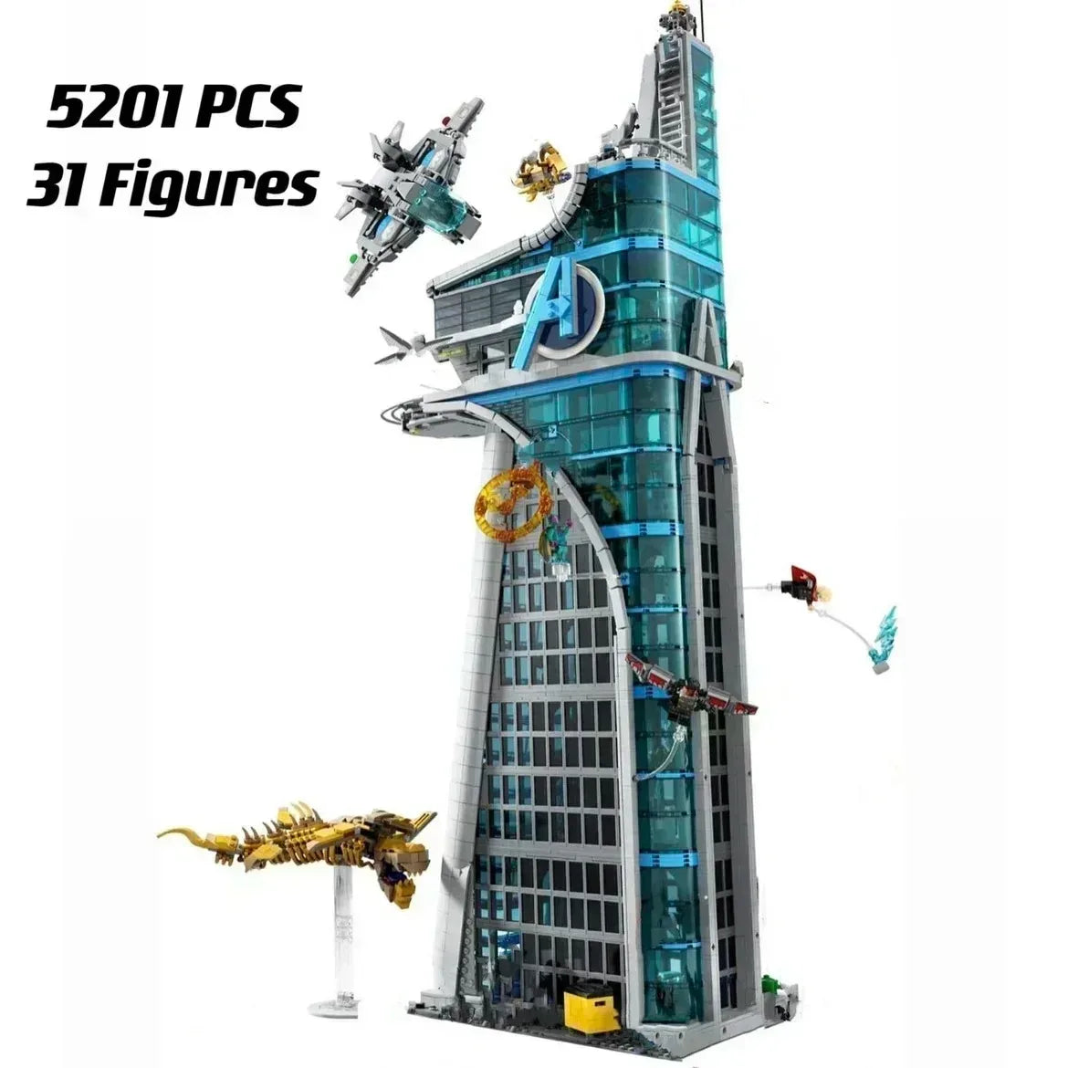 2024 NEW 76269 Classic Tower Battle - 5201PCS Building Architecture Bricks | Street View Set for Kids | Christmas Gifts