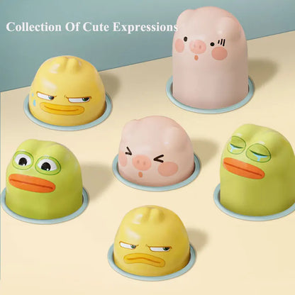 Duck/Frog/Pig Baby Toy: Montessori Learning Game Educational Puzzle with Hammer | Gift for 12-24 Months Toddler Boy/Girl
