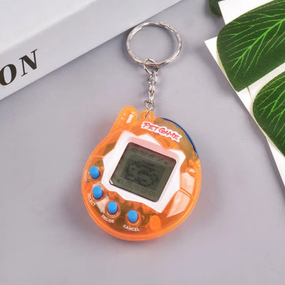 Transparent Electronic Tamagotchi – 168 Pets in One Virtual Cyber Digital Toy, Nostalgic Pixel Fun Play