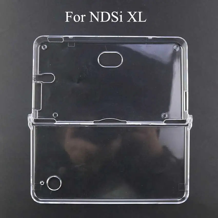 YuXi Clear Plastic Protective Case for NDSL, NDSi, New 3DS XL & GBA SP – Hard Shell Crystal Cover