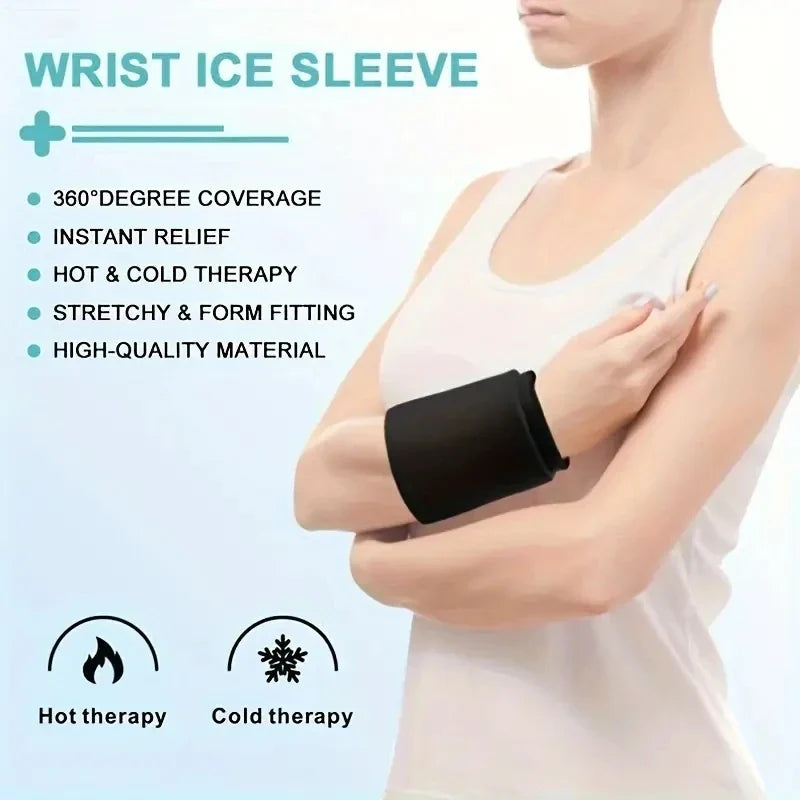 Wrist Ice Wrap Gel Pack – Reusable Hot & Cold Therapy for Hands, Pain Relief & Swelling