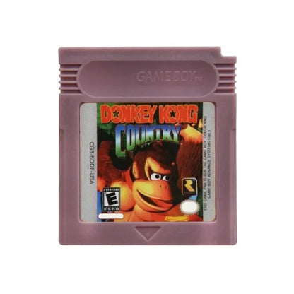 GBC 16-Bit Game Cartridge - Wario Land, Donkey Kong & Yoshi Compatible Game Card for GBC/GBA Consoles