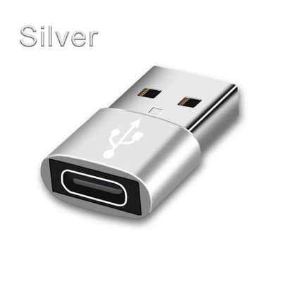 USB-C to USB 2.0 Adapter – Type-C Male to Female Converter for Phones, PCs & Laptops