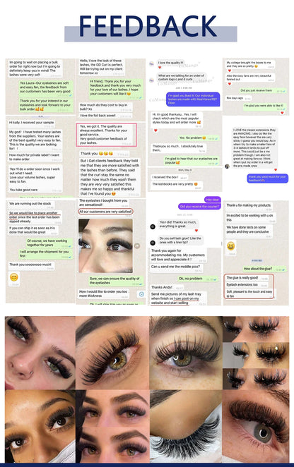 CoMango 600 Premade Volume Lash Fans | Pointy Base 3D–16D Eyelash Extensions – Faux Mink Wholesale