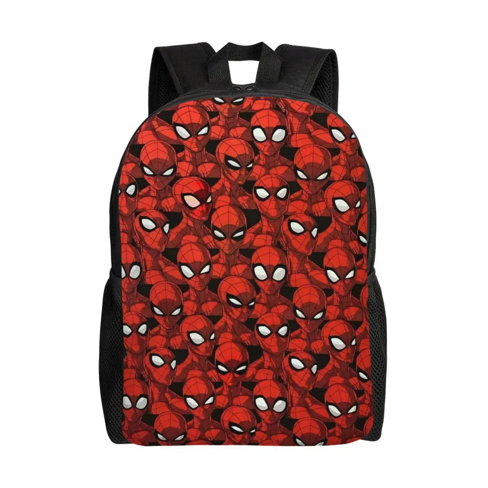 Custom Spider-Man Web Backpack – Water-Resistant School & College Bag for Men and Women