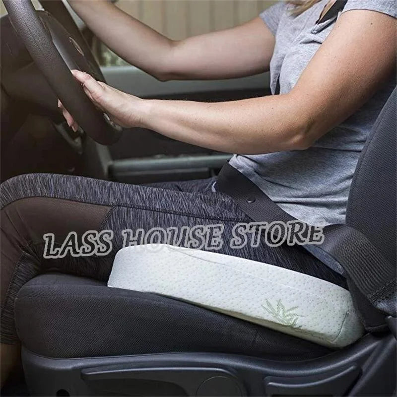 Orthopedic Memory Foam Seat Cushion – Hemorrhoid Relief, Car & Office Chair Lumbar Support, Breathable Pain Relief Pillow