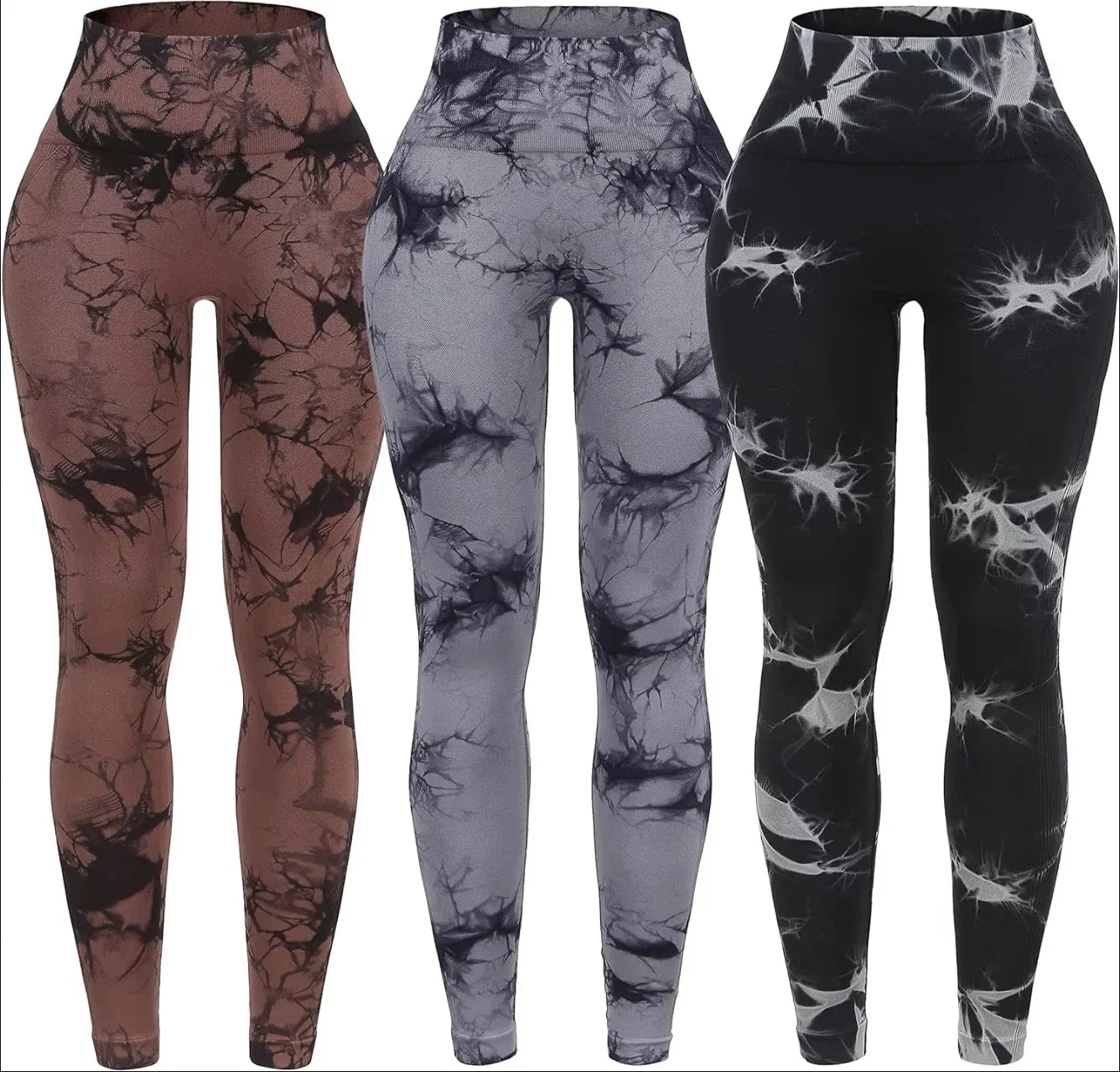 Women’s High-Waist Yoga Pants — Seamless Push-Up Sport Leggings for Fitness, Workout & Gym Wear
