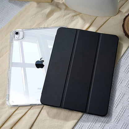 iPad Protective Case - 2025 Air 11 M3 M4 Pro 11 Inch Cover with Apple Pencil Holder for iPad 10th 9th Generation