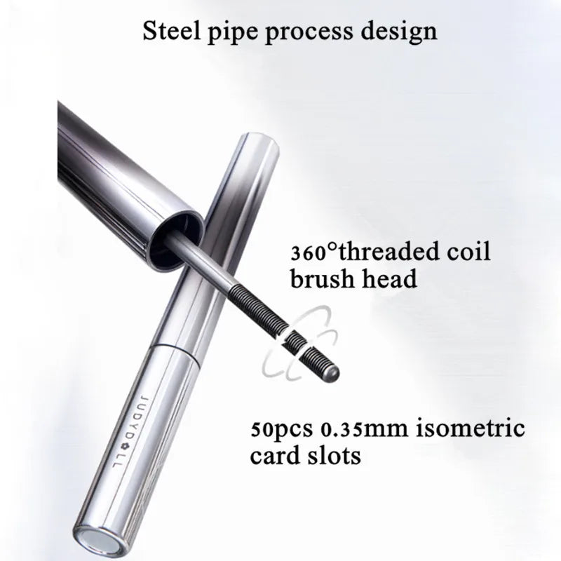 Judydoll Waterproof Silk Fiber Mascara – Black Long Curling Lash Extensions for Sexy Eyes Makeup