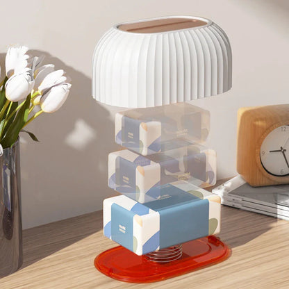 Elegant Nordic Style Tissue Dispenser with Remote Control Storage for Living Room Dining Rooms