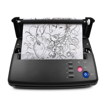 Tattoo Transfer Machine - Thermal Stencil Copier Printer for Tattoo Photos & Transfer Paper, Ideal for Beginners