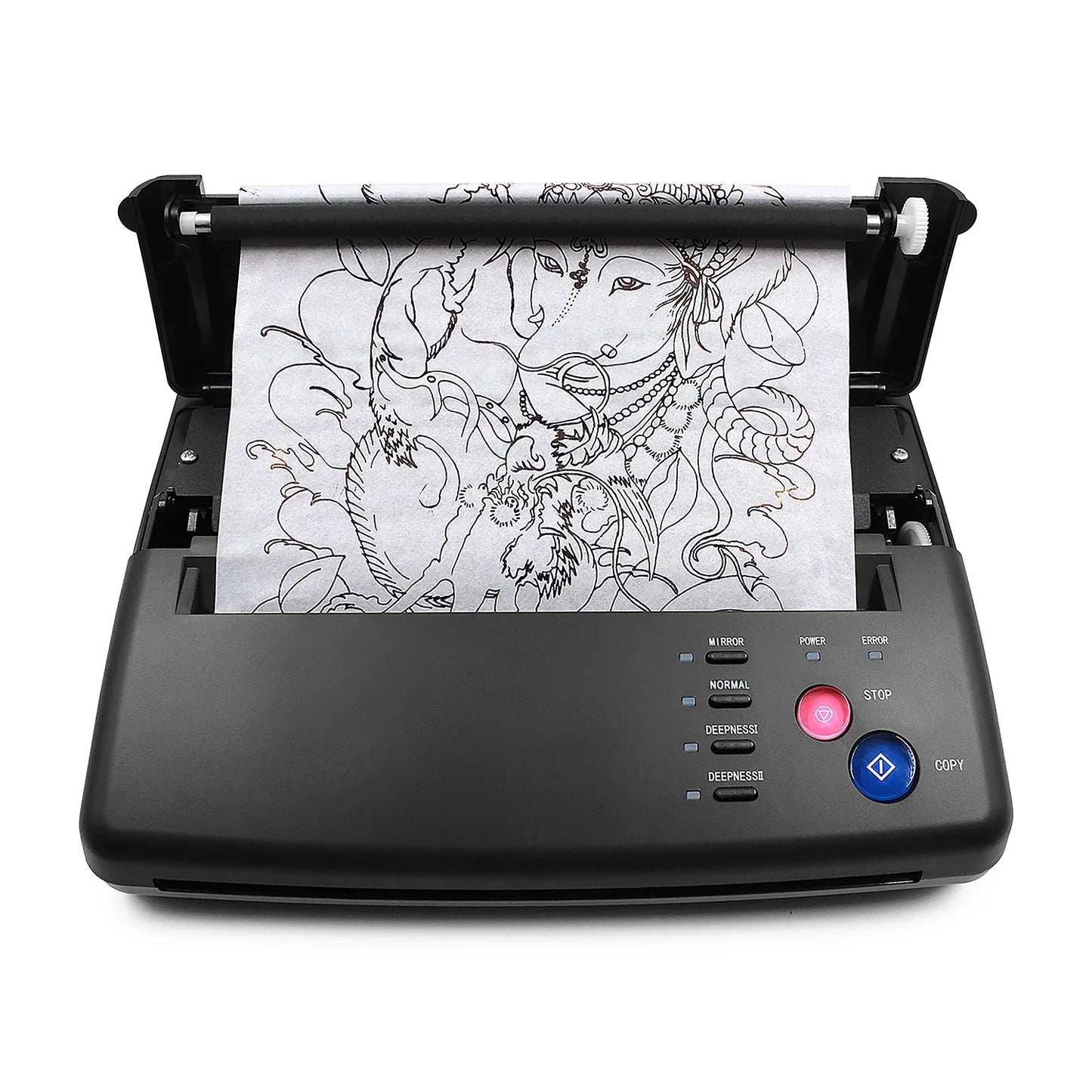 Tattoo Transfer Machine - Thermal Stencil Copier Printer for Tattoo Photos & Transfer Paper, Ideal for Beginners