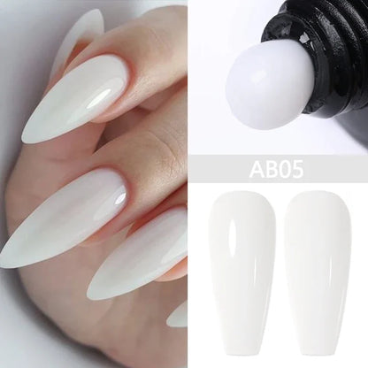 BORN PRETTY 30ML Nail Rhinestone & Gem Glue Gel – 3D Sculpting Adhesive for Nail Art, Flower Carving & DIY Decoration