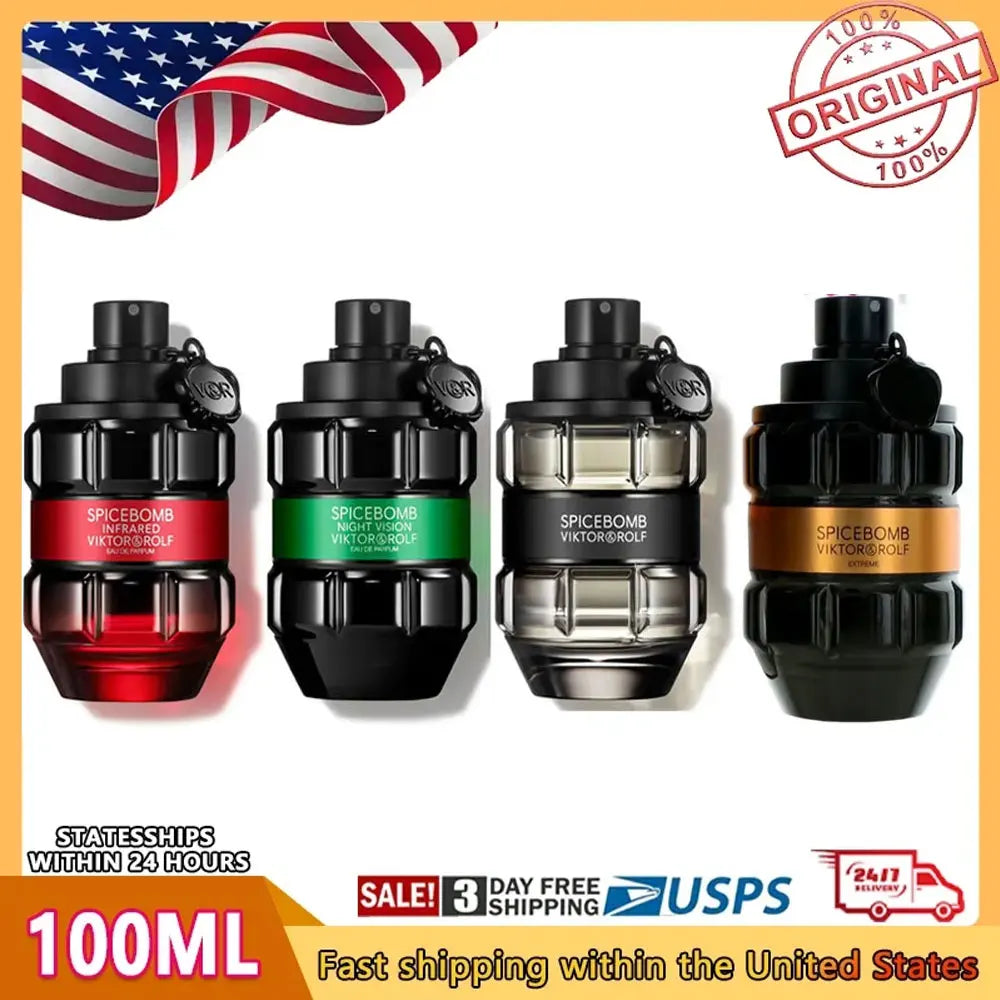 Viktor & Rolf Men’s Eau de Parfum Spray 100ml – Long Lasting Luxury French Cologne Fragrance