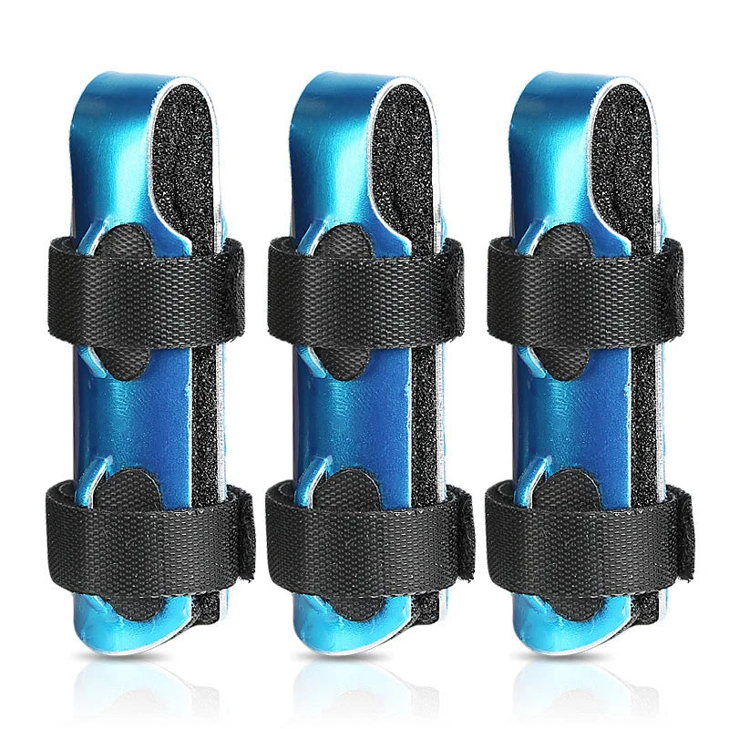 Aluminum and Foam Finger Splint - Hand Trigger Broken Finger Support Brace for Sprains, Joint Immobilization, Fracture Pain Relief (1 Piece)