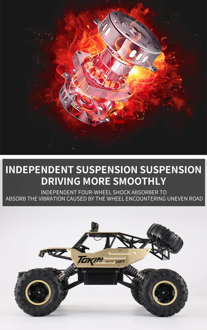 1:12 RC Off-Road 4WD Monster Truck – High-Speed 20Km/h All-Terrain Remote Control Car for Adults & Beginners
