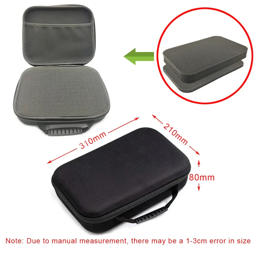 DIY Foam Hard Carry Case Storage Bag – Shockproof Travel Zipper Organizer for Camera & Outdoor Tool Accessories
