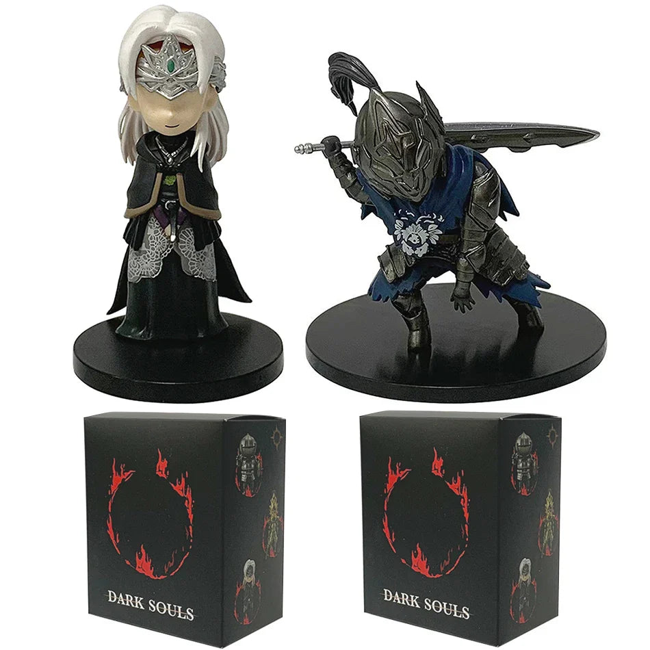 Q-Version Dark Souls Anime Action Figure – Solaire, Artorias, Ornstein & Fire Keeper Doll, Collectible Toy for Boys & Gifts
