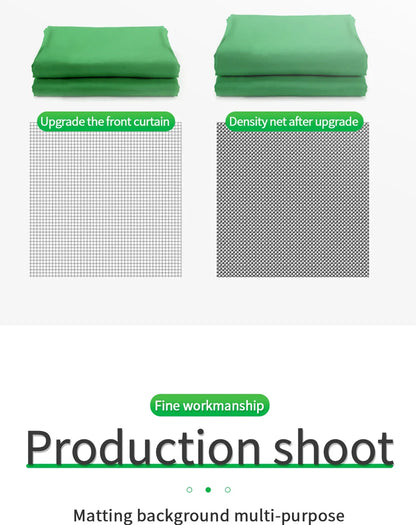 Photography Backdrop Cloth — White, Black, Blue, Green Chroma Key Studio Background