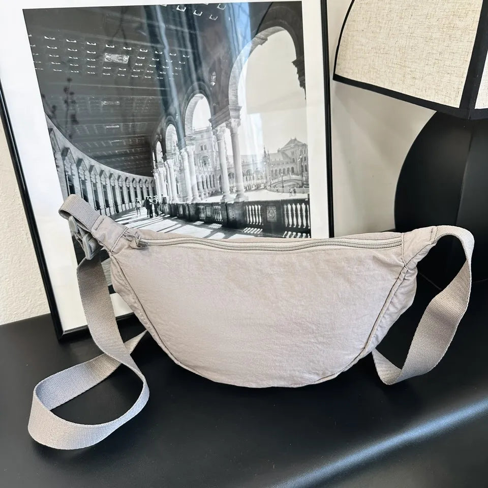 Casual Nylon Hobo Crossbody Bag for Women – Shoulder, Half Moon, Tote Travel Shopper & Purses