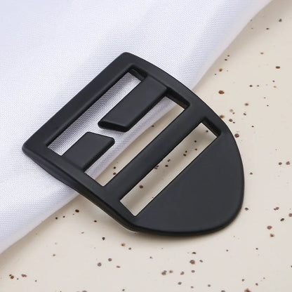 2.5cm Zinc Alloy Adjustable Buckle – Thick Metal Strap Accessory for Knapsacks & Instruments