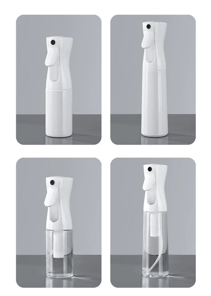 Refillable Hair Spray Bottle – 200/300/500ml Continuous Mist Water Sprayer for Salon & Home Hair Care