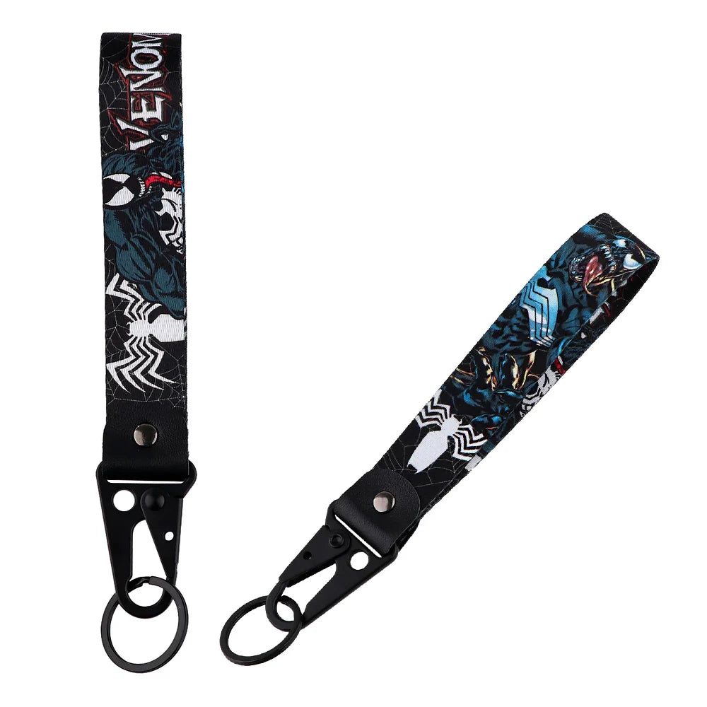 Anime Eagle Beak Keychain – Cool Short Lanyard for Phone, Badge Holder & USB Pendant