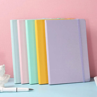 2PC Leather Notebook Set – 200-Page Lined Office Journal & Student Notepad