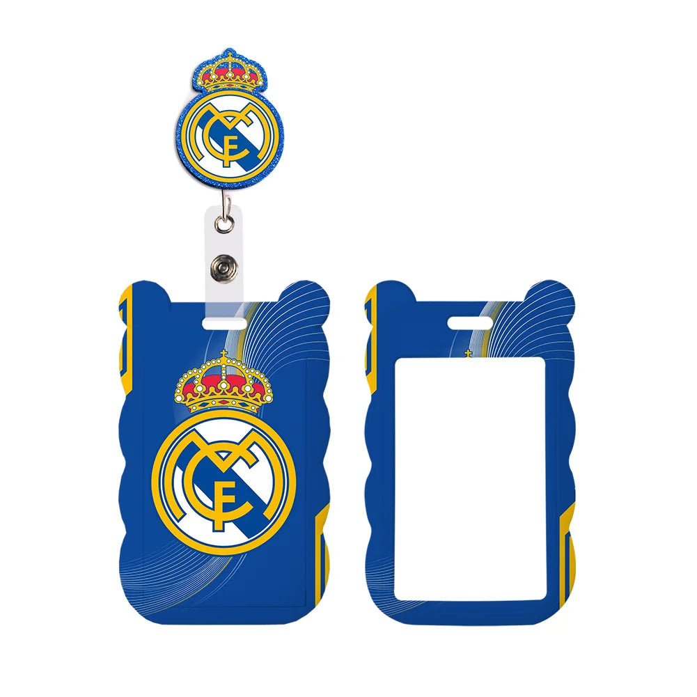 Spanish Football Neck Strap Lanyard – Cartoon Badge Holder ID Card for Kids, Students, Girls & Boys Gift