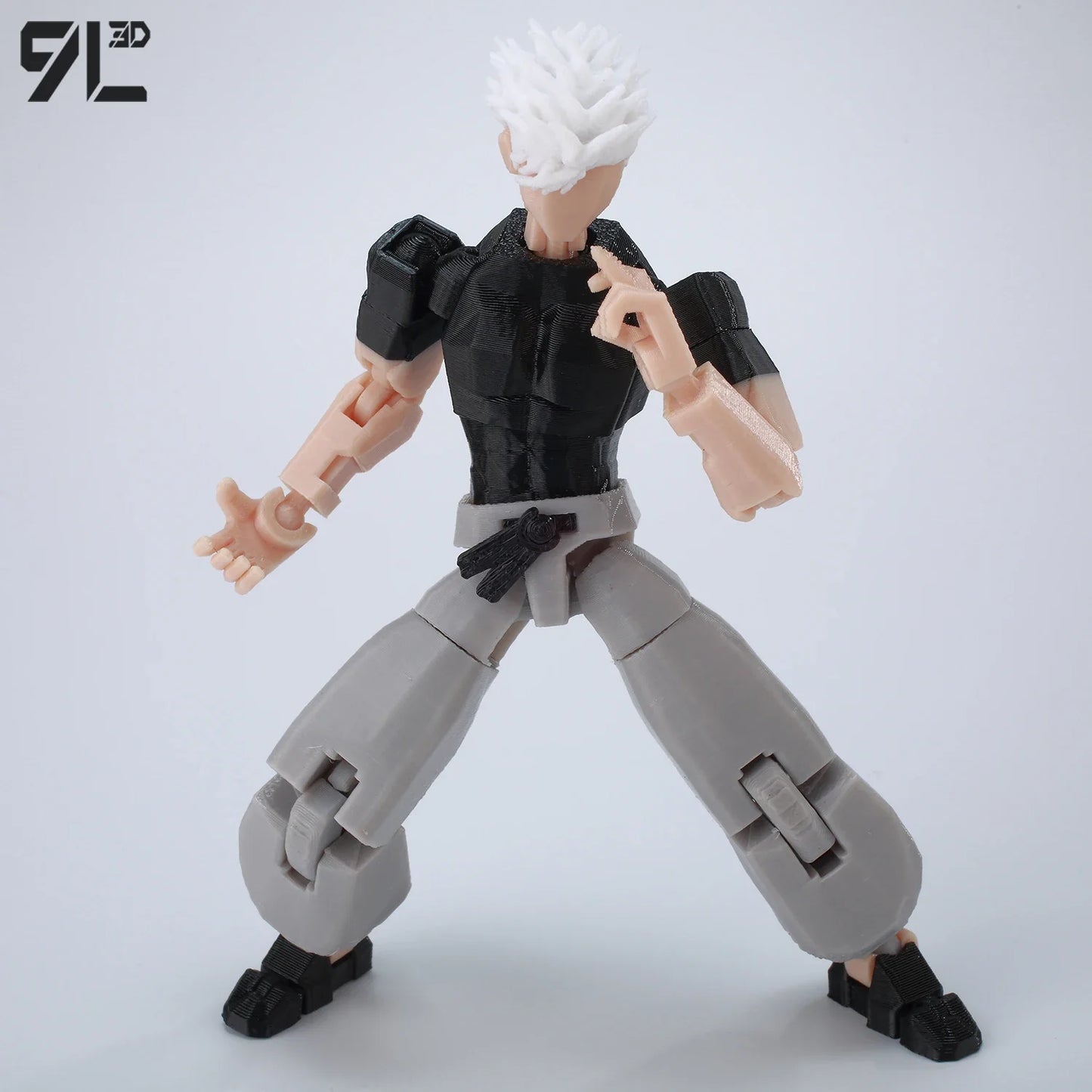 9L3D Printed Anime Action Figures — Jujutsu Kaisen Sukuna, Yuji, Yuta, Satoru Gojo Movable Mannequin Toys