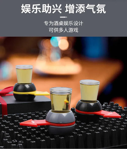 Alcoholic Penalty Turntable Game — Russian Roulette Drinking Toy, Bar Entertainment & Party Booster Props 2023