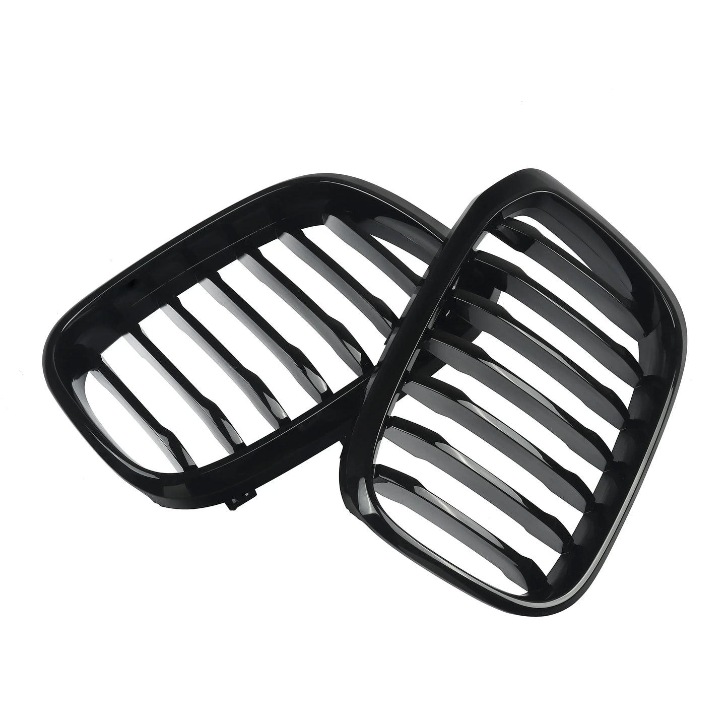 MagicKit Front Bumper Grill for BMW X3 X3M G01 & X4 G02 (2018-2020) — Gloss Black Single Slat Sport Style Replacement