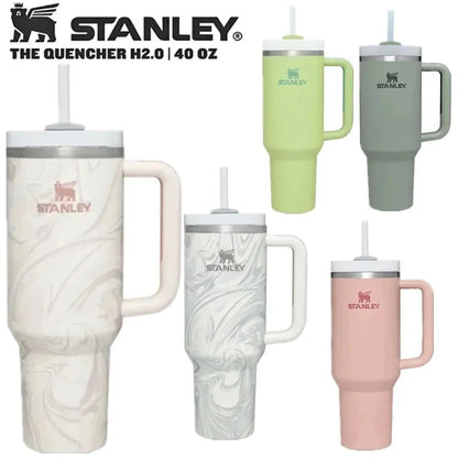 Stanley Quencher H2.0 30/40oz: FlowState Stainless Steel Vacuum Insulated Tumbler with Lid and Straw - Cold & Warm Water