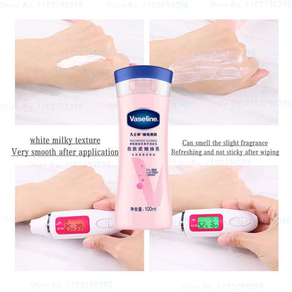 Whitening & Moisturizing Vaseline Body Lotion – Niacinamide Brightening Skin Lotion, 100ml/400ml Options
