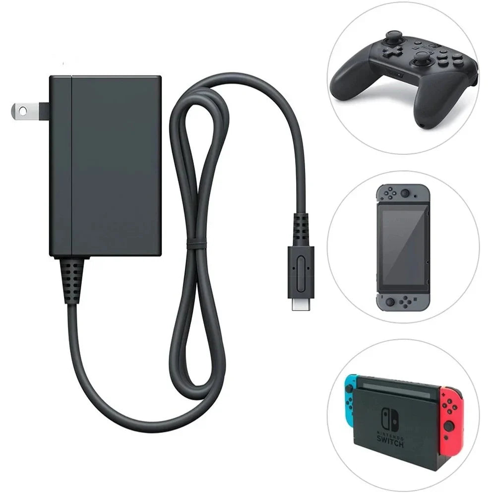Nintendo Switch & Switch Lite Fast Charger – AC Power Adapter for Mobile Devices
