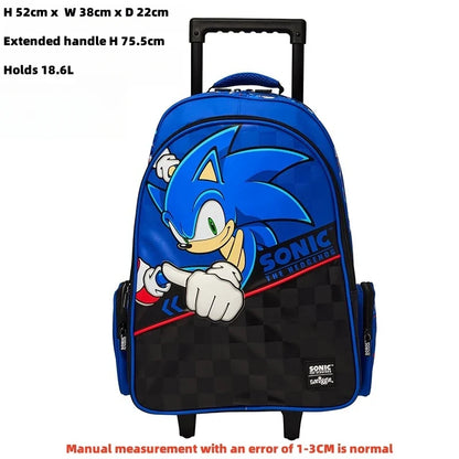 Australia Smiggle Sonic Cartoon Backpack – Kids School Bag Anime Student Gift
