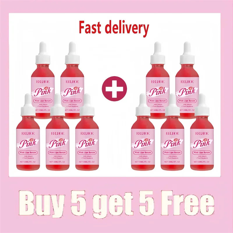 Instant Lip Plumping Serum - Nourishing Moisturizing Anti-Wrinkle Lip Gloss for Fuller Sexy Lips