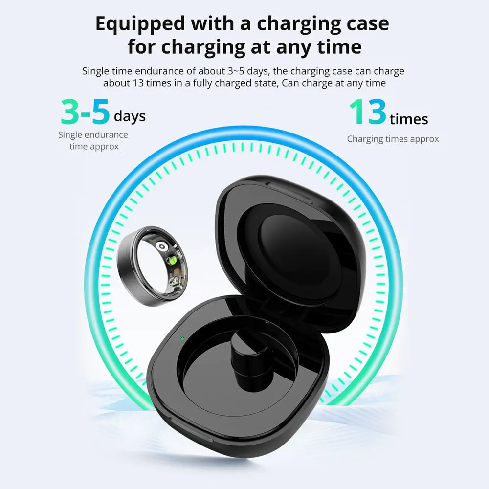 COLMI R03 Smart Ring for Men and Women - 39-Day Battery Life, Health Monitor, IP68 & 5ATM Waterproof, Multi-Sport Mode