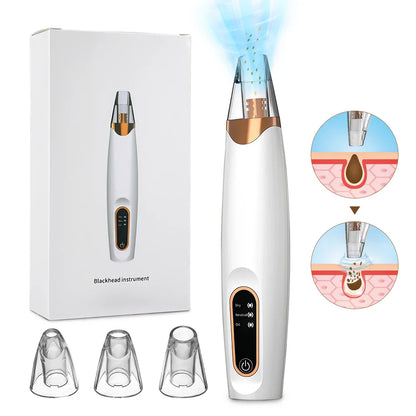 3-Mode Blackhead Remover Vacuum – Facial Pore Cleaner & Dead Skin Removal Beauty Tool