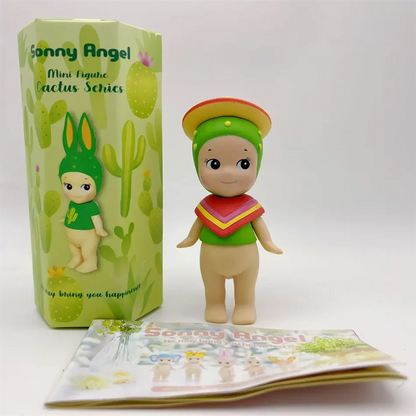Sonny Angel Mini Figure Cactus Series — Mystery Blind Box Toy Doll, Lucky Mascot, Handmade Christmas Gift