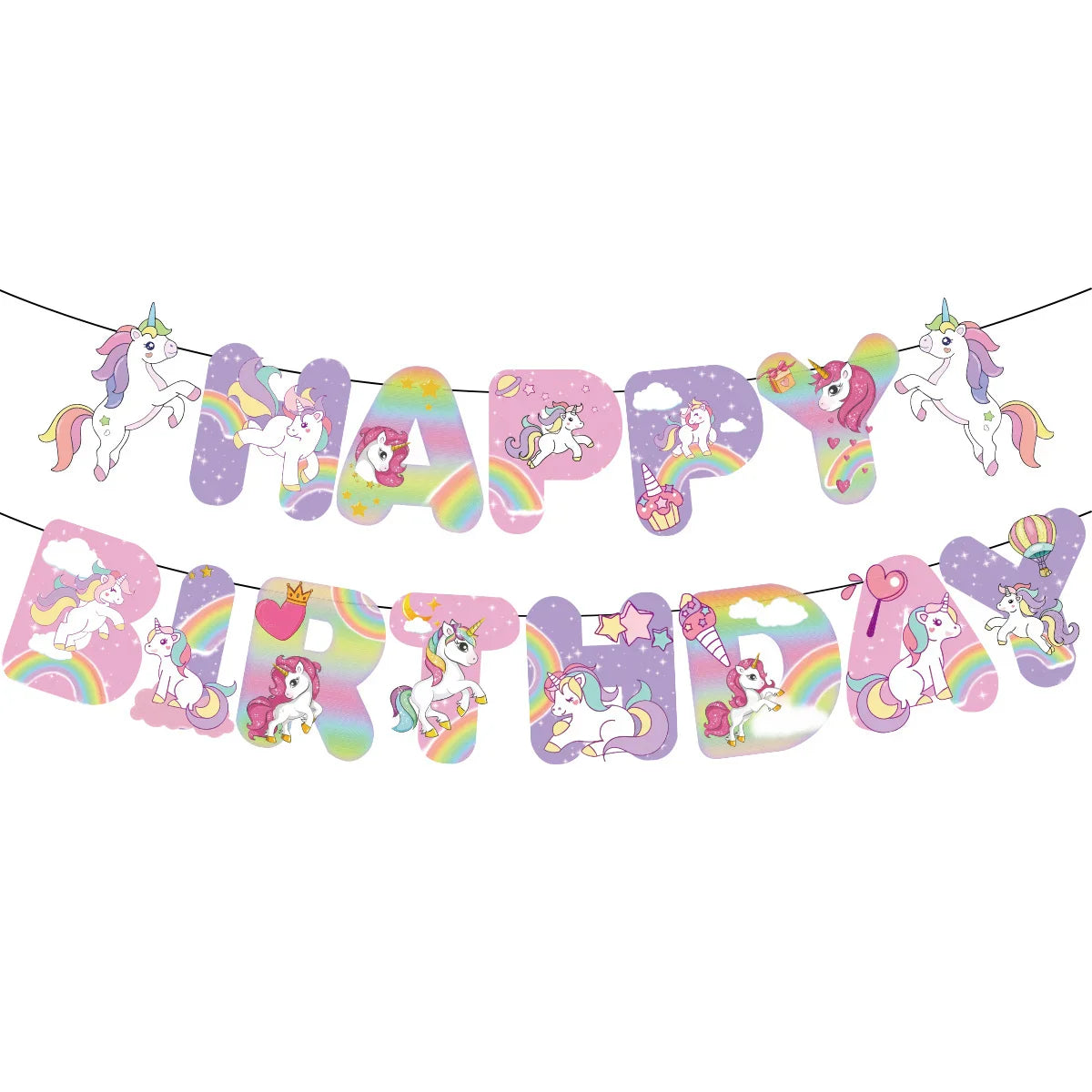 PTRATHY Unicorn Balloons - Latex Cartoon Animal Balloons for Kids, Perfect for Baby Showers, Birthday Parties, and Decorations