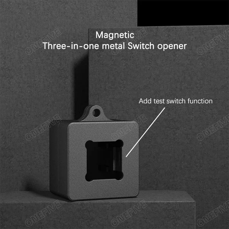 3-in-1 Mechanical Keyboard Switch Opener — Aluminum Alloy Magnetic Tool for TTC, Cherry MX, Gateron, Kailh, Outemu Switches