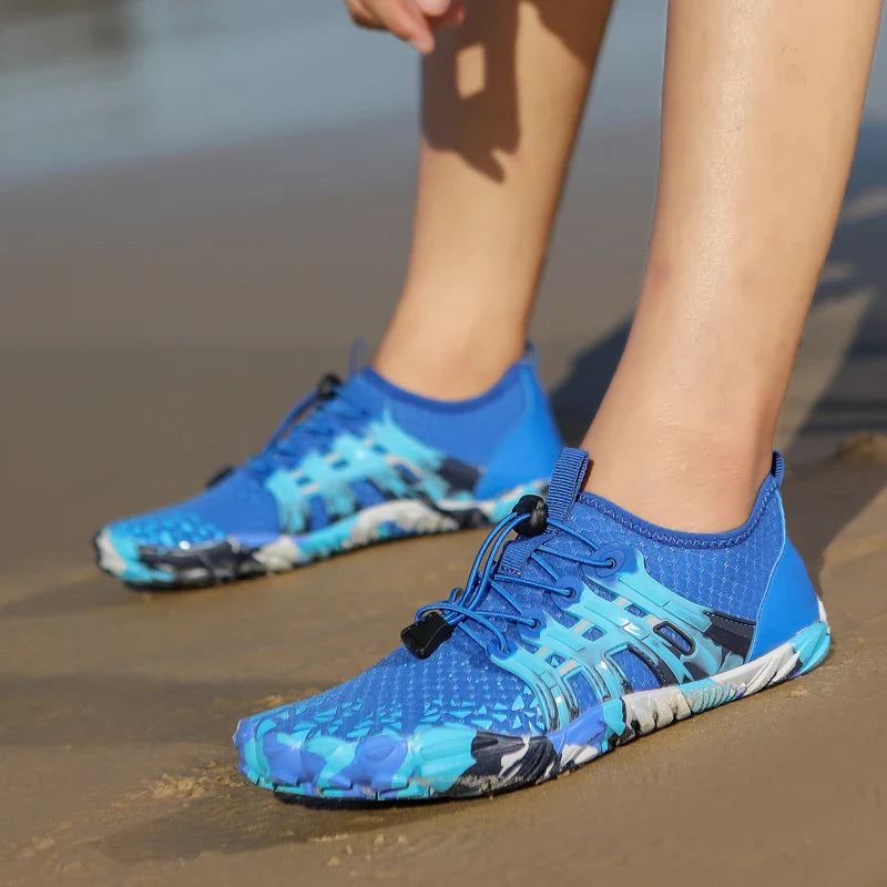Kids & Adults Summer Aqua Shoes — Anti-Slip Water Beach Sneakers, Sizes 26-41