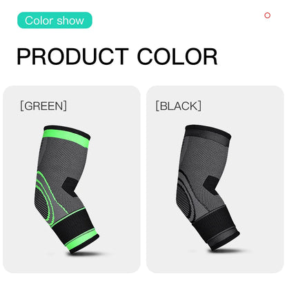 Elastic Elbow Support Sleeve – Nylon Protective Pad for Gym, Sports, Basketball, and Fitness