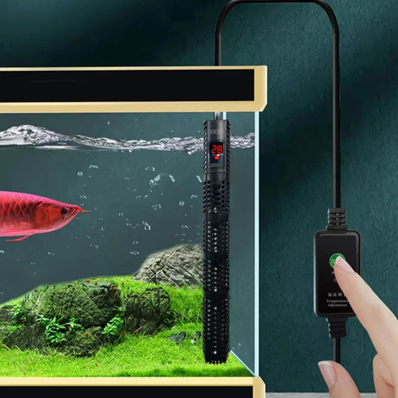 Aquarium Submersible Heater - Water Heating Rod with Temperature Control for Fish Tanks, 220-240V, 50-500W